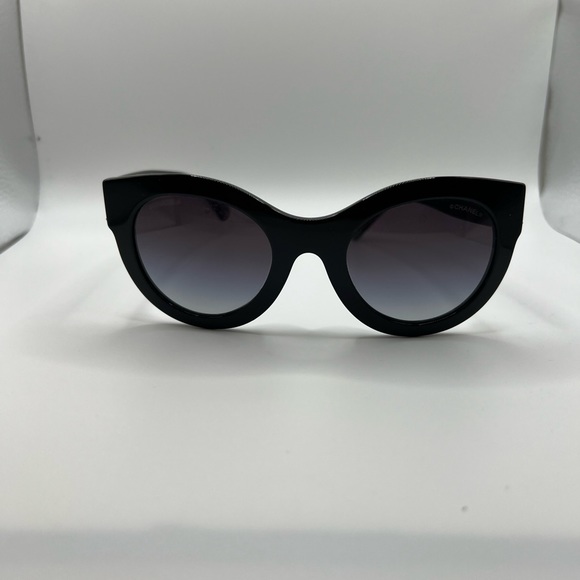 Chanel Black AUTHENTIC CHANEL Crystal CC Sunglasses 5420- BA - Excellent Cond. - Picture 7 of 11